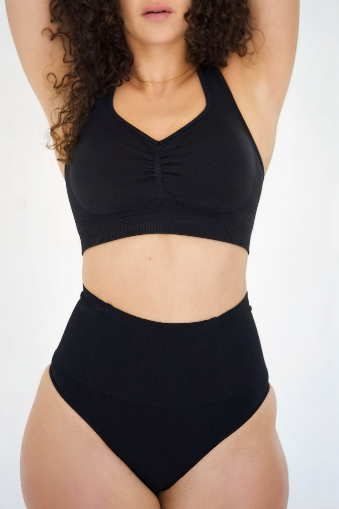 High Waisted Sculpted Thong
